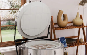 30L Home Pottery Kiln —— Lid Hover Function