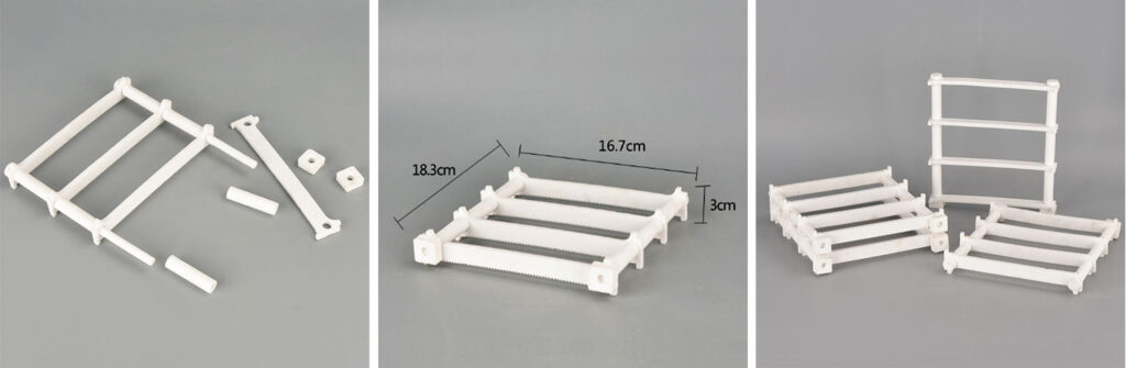 Details of Stackable Alumina Ceramic Shelves