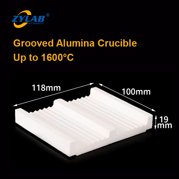 118×100×19 Grooved Alumina Crucible 118×100×19 Grooved Alumina Crucible