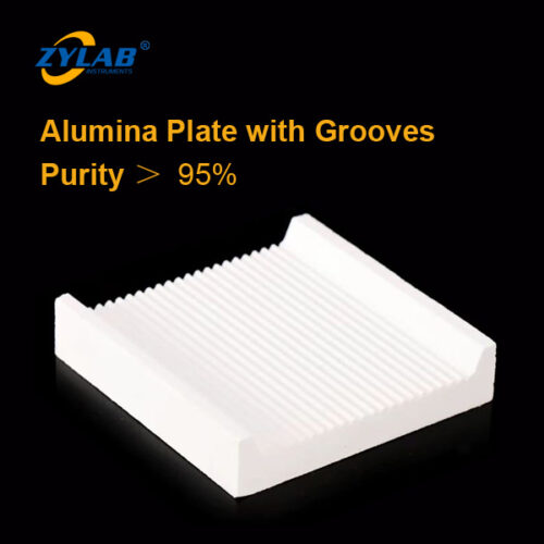Alumina Plate with Grooves – High-Temperature Firing Support