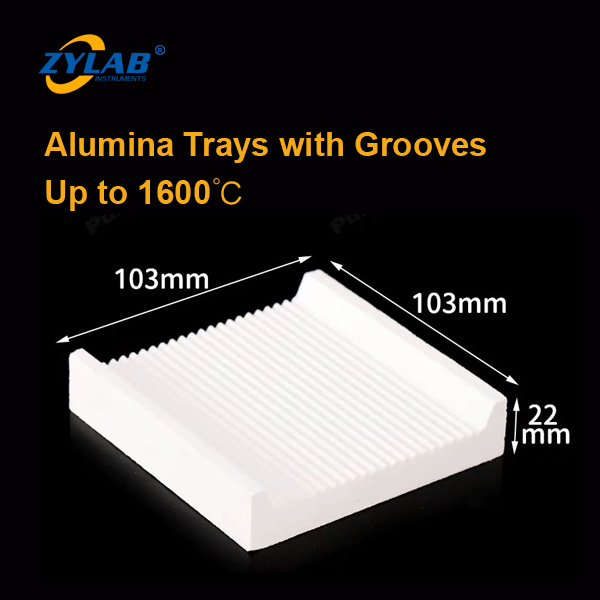 Alumina Trays with Grooves Alumina Trays with Grooves