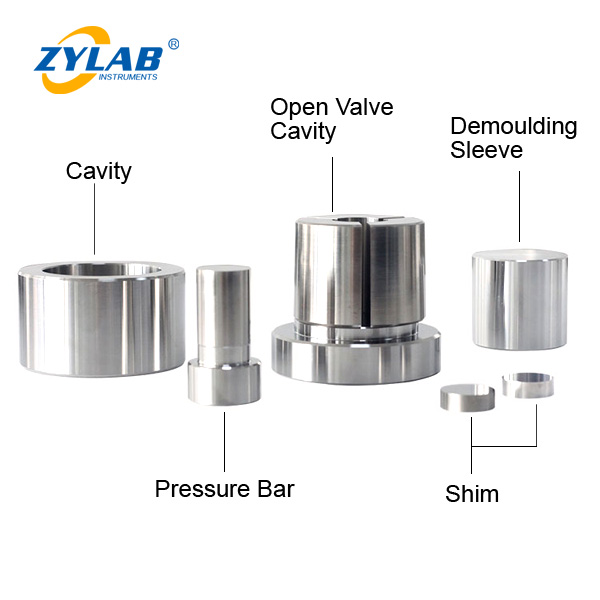 Cylindrical Split Molds for powder material laboratory hydraulic press use Cylindrical Split Molds for powder material laboratory hydraulic press use