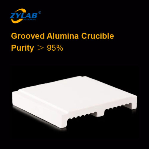 Grooved Alumina Crucible
