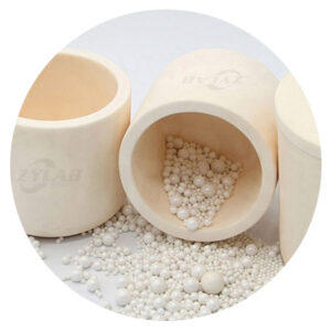 ZYLAB Alumina Planetary Milling Jar with Large-Radius Inner Transition Design