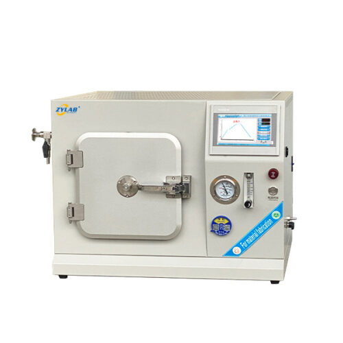 Vacuum Muffle Furnace with Quartz Chamber 1200°C