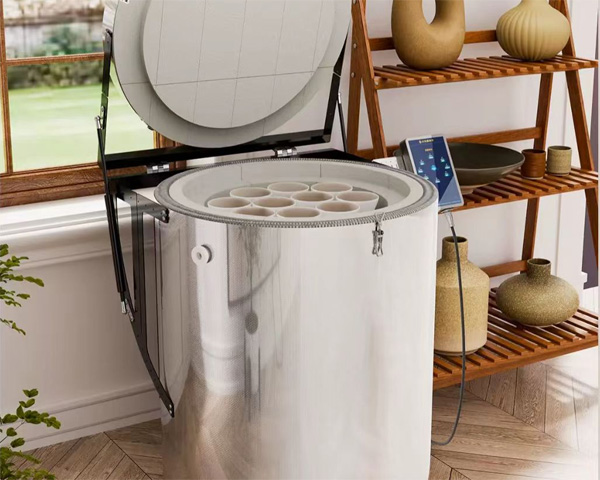 80L Full-Round Ceramic Kiln for an Asian Pottery Studio