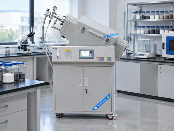 Rotary Rocking Tube Furnace for Powder Research
